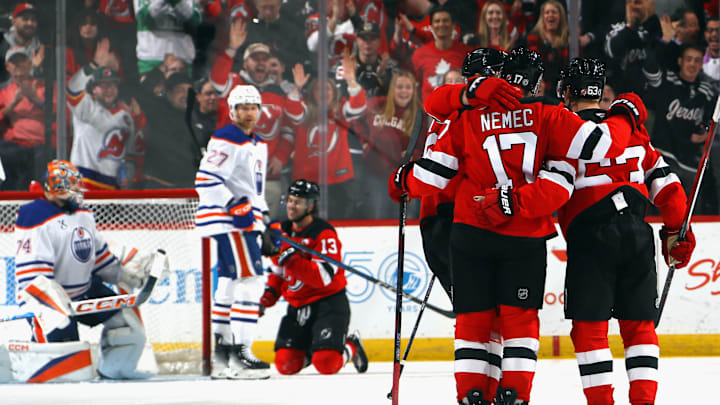 Edmonton Oilers v New Jersey Devils