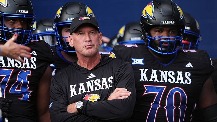 Kansas football head coach Lance Keipold