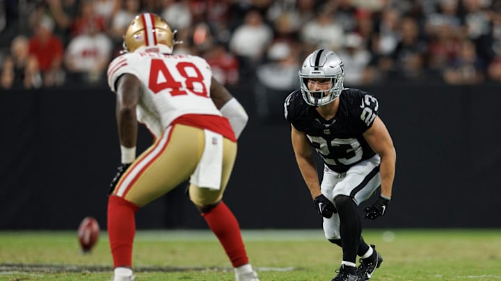 Las Vegas Raiders RB Dylan Laube.