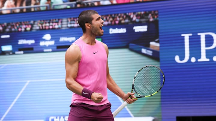 Alcaraz no ha perdido ningún set en el US Open este año, sólo lo había logrado Roger Federer en 2015 Alcaraz no ha perdido ningún set en el US Open este año, sólo lo había logrado Roger Federer en 2015