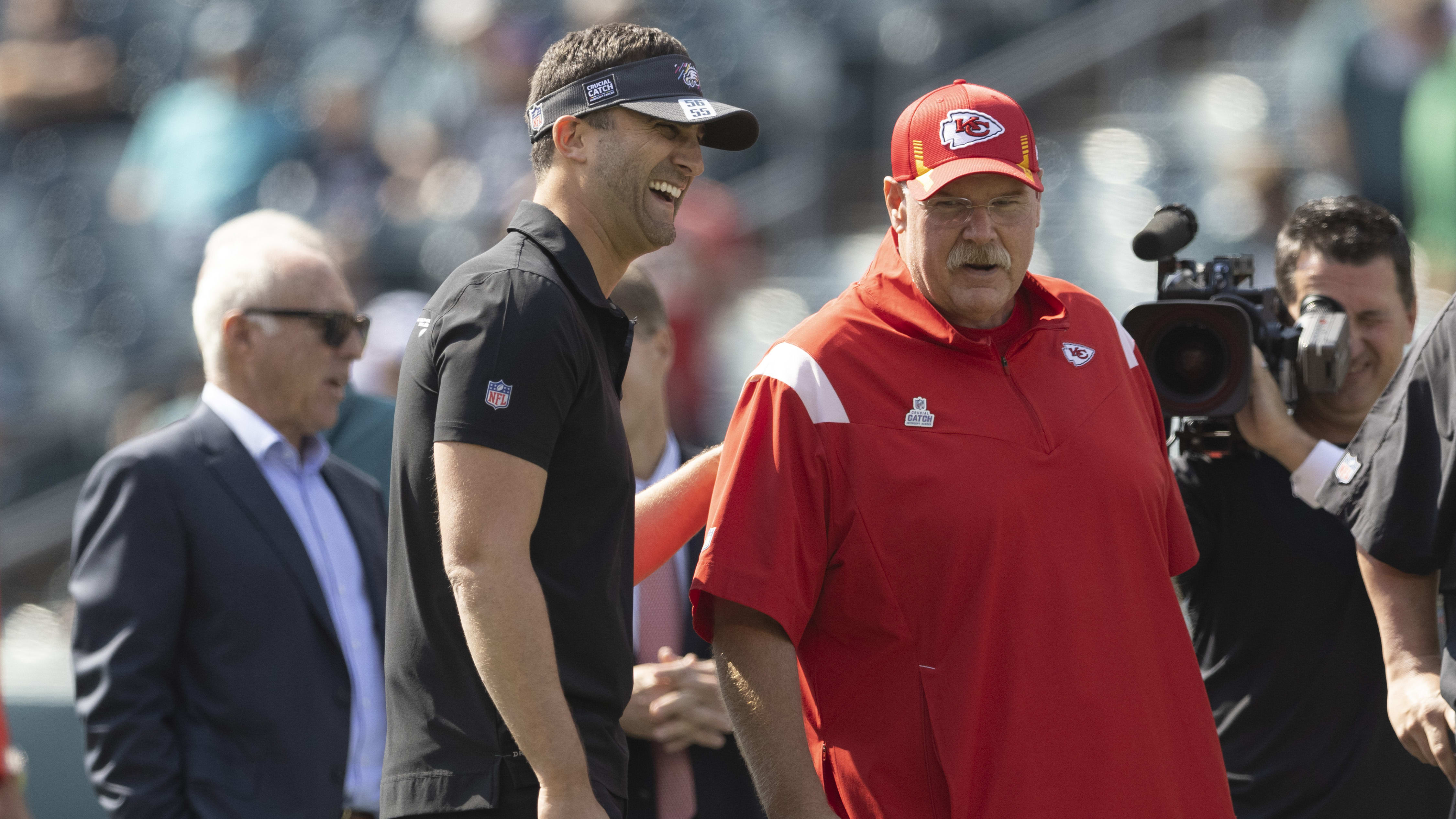 Nick Sirianni, Andy Reid, Jeffrey Lurie