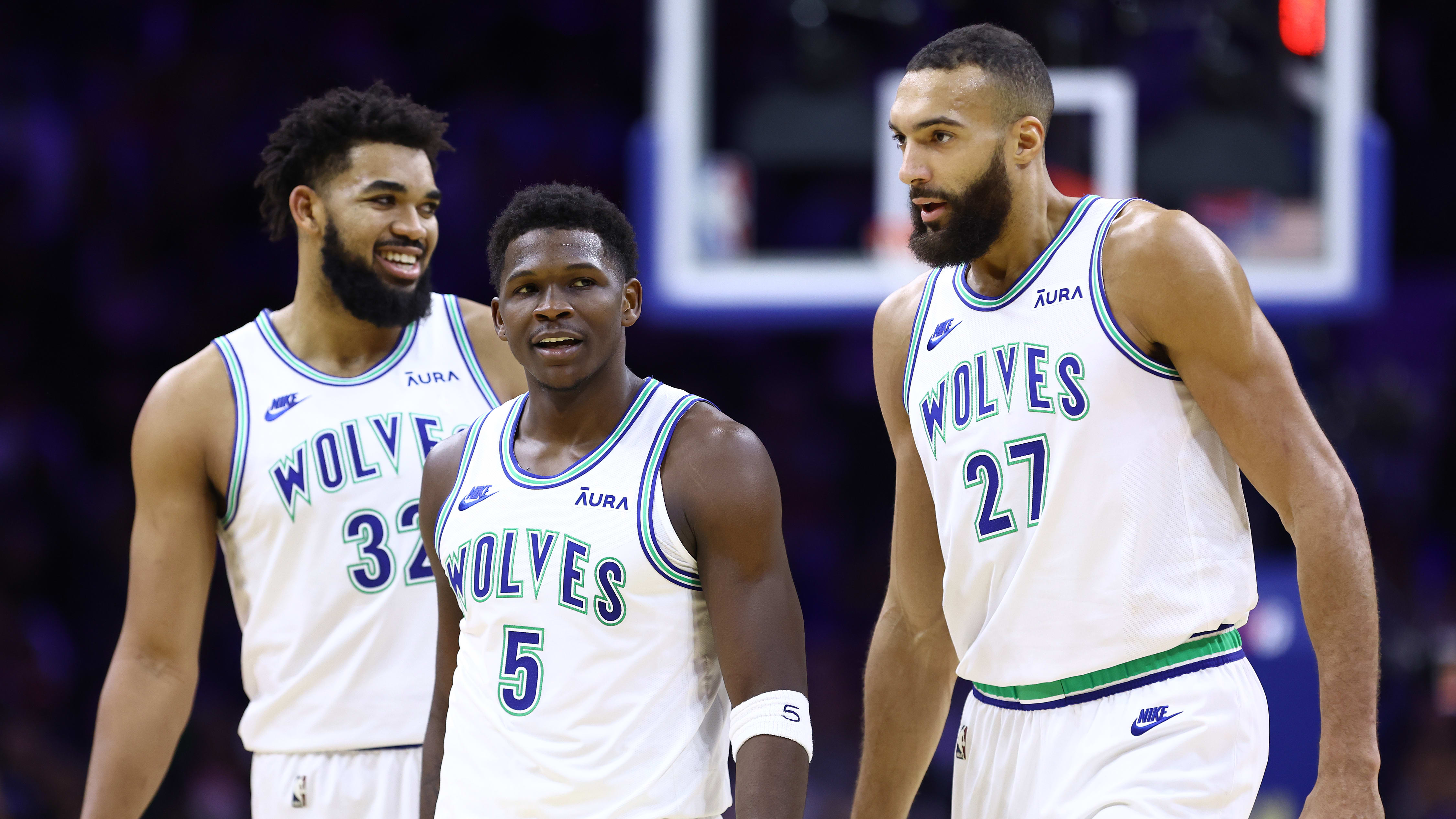 ウルブス　テレル　ブランドン　Champion Timberwolves 7番 Three-time NBA champion has bold double prediction for