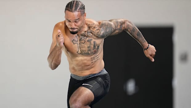 Rookie wide receiver Emeka Egbuka, of Steilacoom, comes to Seattle in early October with Tampa Bay.