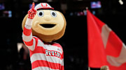 Ohio State Buckeyes mascot Brutus.