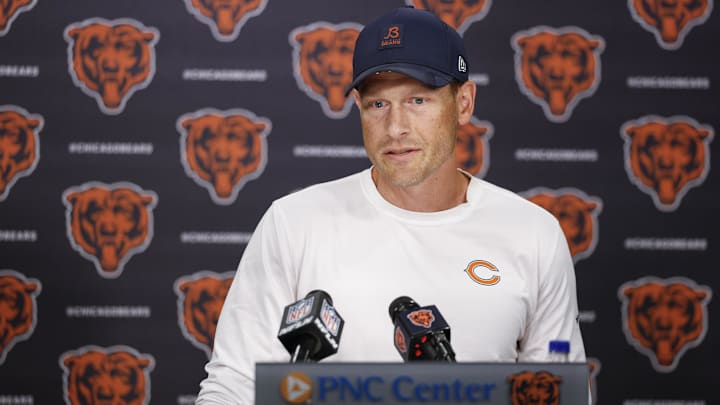 Chicago Bears head coach Ben Johnson