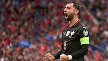 Bruno Fernandes será um dos principais líderes de Portugal no Azteca Bruno Fernandes será um dos principais líderes de Portugal no Azteca