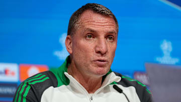 Celtic manager Brendan Rodgers media appearance ahead of the UEFA Champions League match between Celtic and Bayern Munich.
