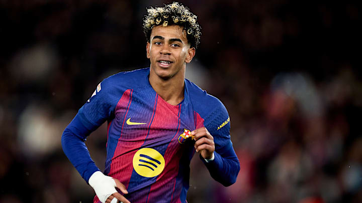 Lamine Yamal a inscrit deux buts en Ligue des Champions cette saison. Lamine Yamal a inscrit deux buts en Ligue des Champions cette saison.