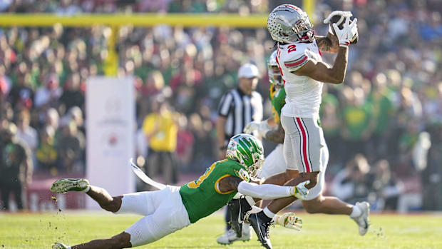Ohio State wide receiver Emeka Egbuka
