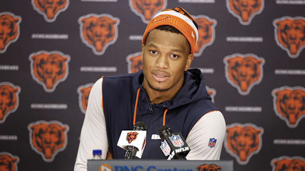 Chicago Bears DJ Moore Caleb Williams USC Trojans NFL Draft Ben Johnso