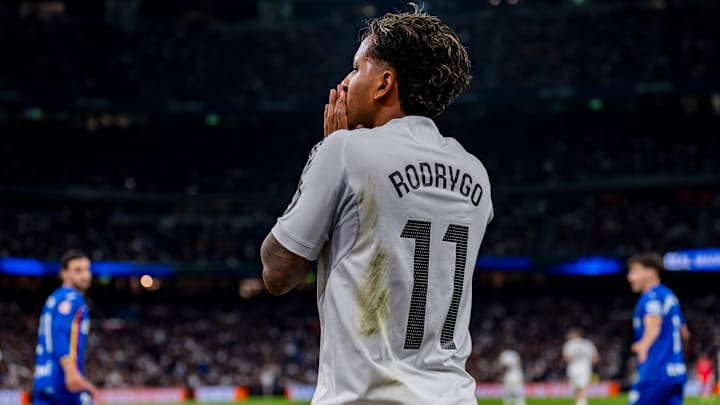 Rodrygo a fait son retour à la compéition contre Getafe.