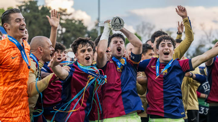 Le FC Barcelone a remporté la Youth League l'an dernier Le FC Barcelone a remporté la Youth League l'an dernier
