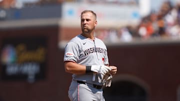 Nathaniel Lowe - Washington Nationals v San Francisco Giants