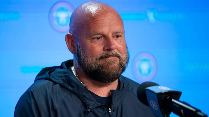 Tennessee Titans offensive coordinator Brian Daboll 