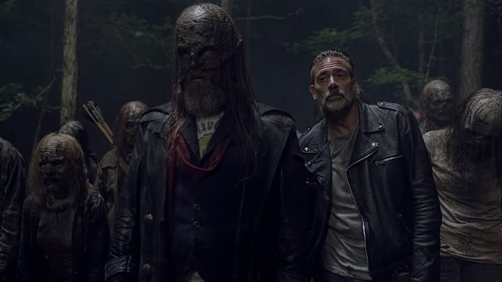 Jeffrey Dean Morgan as Negan, Ryan Hurst as Beta - The Walking Dead season 10