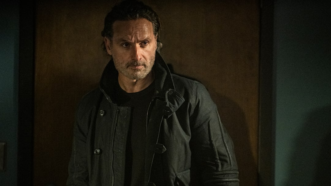 Andrew Lincoln as Rick Grimes in The Walking Dead: The Ones Who Live season 1