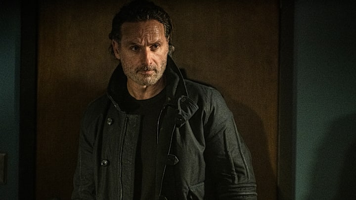 Andrew Lincoln as Rick Grimes in The Walking Dead: The Ones Who Live season 1