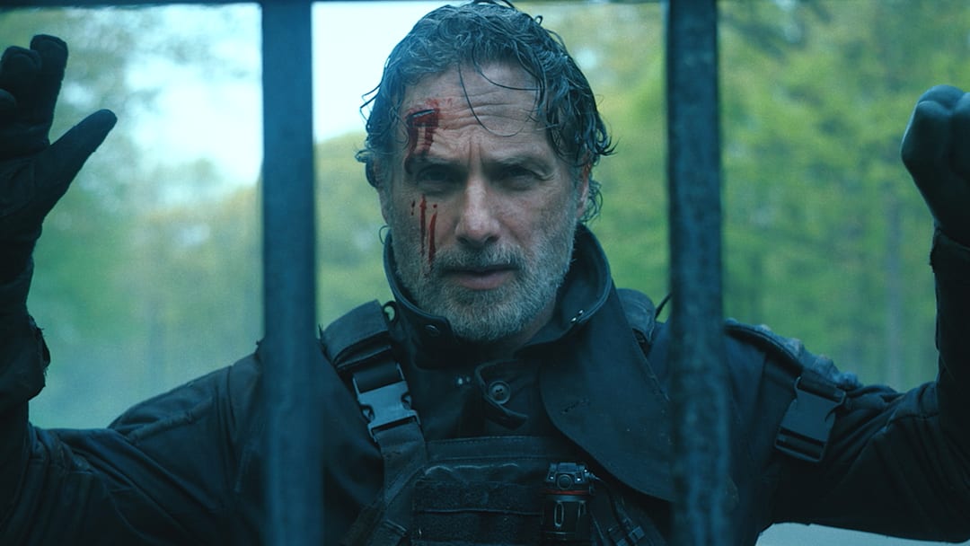 Andrew Lincoln as Rick Grimes in The Walking Dead: The Ones Who Live Season 1, Episode 6