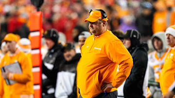 Tennessee Volunteers head coach Josh Heupel watches the game in the first half at Ohio Stadium on Saturday, Dec. 21, 2024 in Columbus, Ohio.