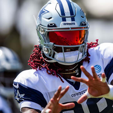 Dallas Cowboys wide receiver CeeDee Lamb during training camp at the Marriott Residence Inn-River Ridge playing fields. 