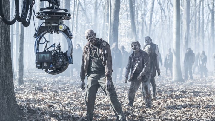 BTS - The Walking Dead: The Ones Who Live _ Season 1, Episode 3 - Photo Credit: Gene Page/AMC