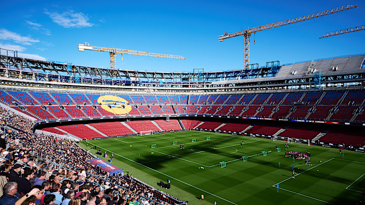 FC Barcelona Open Training Session in Spotify Camp Nou