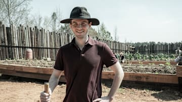 BTS, Chandler Riggs as Carl Grimes - The Walking Dead _ Season 11, Episode 24 - Photo Credit: Jace Downs/AMC
