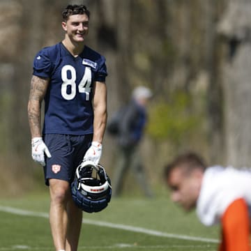 Colston Loveland's plan was to be ready for the start of Bears training camp after shoulder surgery but there is no indication yet he will be.