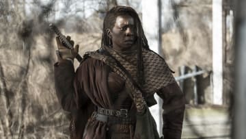 Danai Gurira as Michonne - The Walking Dead: The Ones Who Live _ Season 1, Episode 1 - Photo Credit: Gene Page/AMC
