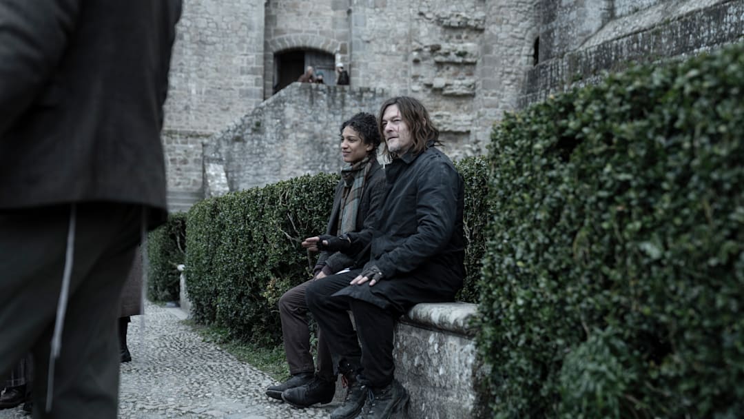 Norman Reedus as Daryl Dixon, Laika Blanc-Francard as Sylvie - The Walking Dead: Daryl Dixon Season 1, Episode 6