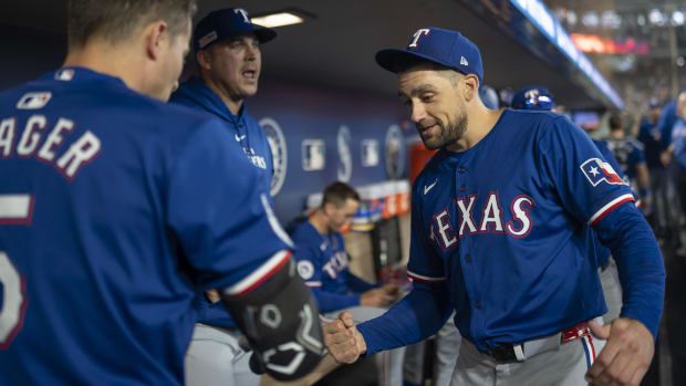 Nathan Eovaldi notched his team-high 12th quality start against the Guardians on Friday night.