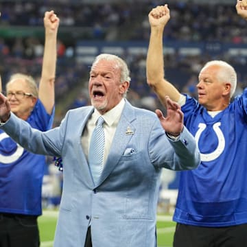 Indianapolis Colts owner Jim Irsay on Oct. 1, 2023.