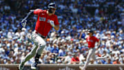 The Red Sox are underdogs against the Cubs on Saturday night.