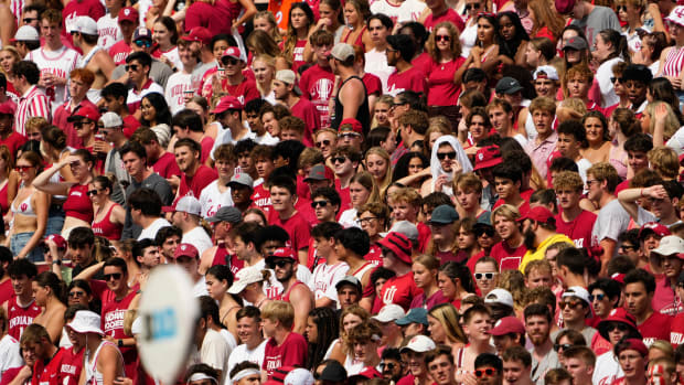 A scene from Indiana's 2023 home opener against Ohio State. In 2024, Indiana will play eight of its 12 games at home.