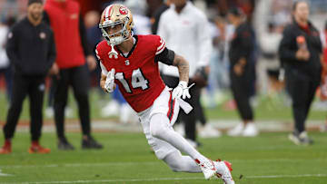San Francisco 49ers wide receiver Ricky Pearsall (14)