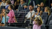 Messi watched Inter Miami from the stands during the team's Leagues Cup campaign