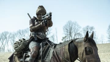Danai Gurira as Michonne - The Walking Dead: The Ones Who Live _ Season 1, Episode 2 - Photo Credit: Gene Page/AMC