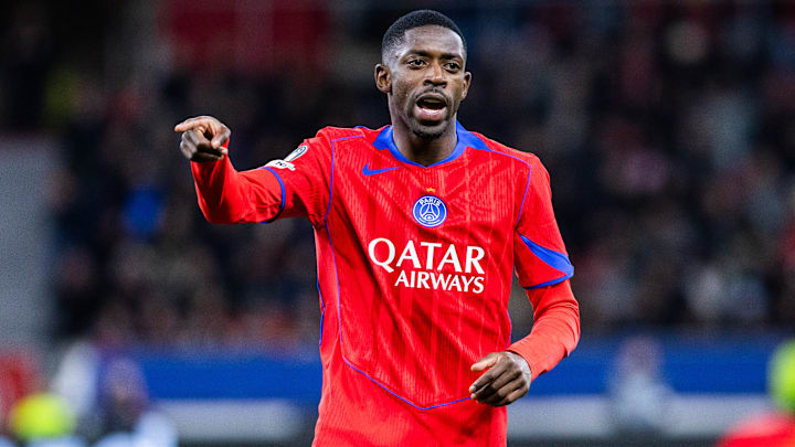Dembélé marcou dois gols no último jogo entre as equipes Dembélé marcou dois gols no último jogo entre as equipes