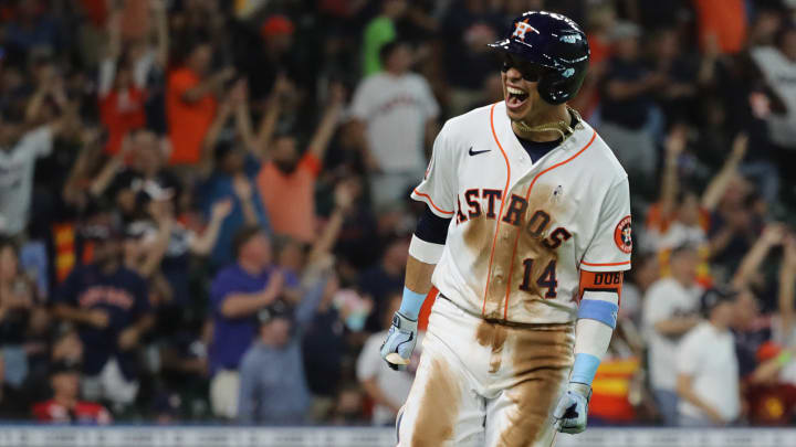 Mauricio Dubón fue cambiado de Gigantes a Astros el pasado mes de mayo