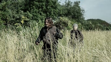 Norman Reedus as Daryl Dixon, Melissa McBride as Carol Peletier - The Walking Dead: Daryl Dixon _ Season 2, Episode 5 - Photo Credit: Emmanuel Guimier/AMC