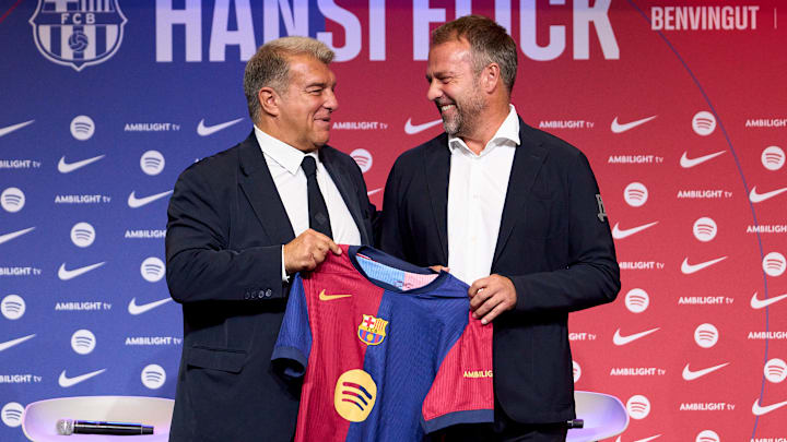 Gemeinsam führten Joan Laporta und Hansi Flick zurück an die Spitze