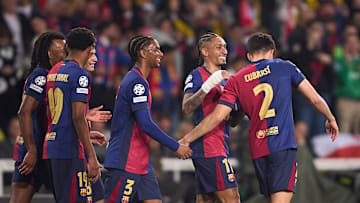 FC Barcelona v Borussia Dortmund - UEFA Champions League 2024/25 Quarter Final First Leg