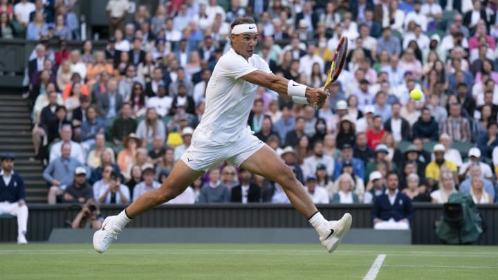 Nadal has won Wimbledon twice (2008 and '10). 