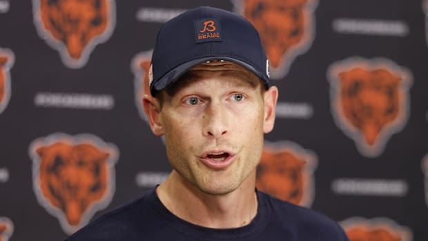 Ben Johnson Caleb Williams USC Trojans Chicago Bears DJ Moore training camp NFL Draft Ben Johnson Caleb Williams USC Trojans Chicago Bears DJ Moore training camp NFL Draft