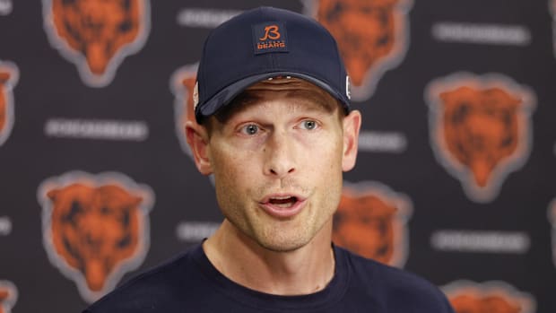 Chicago Bears coach Ben Johnson.