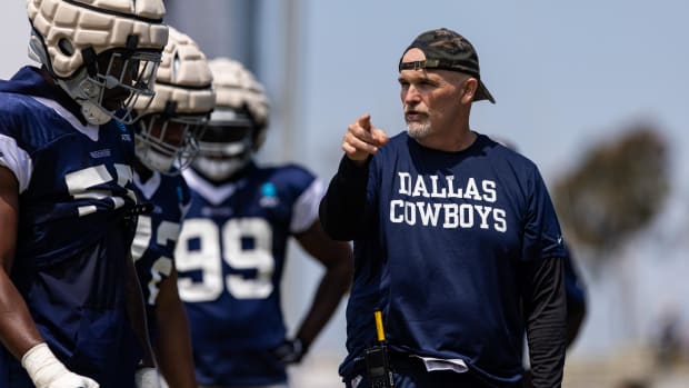 Former Dallas Cowboys defensive coordinator, current Washington Commanders head coach, Dan Quinn