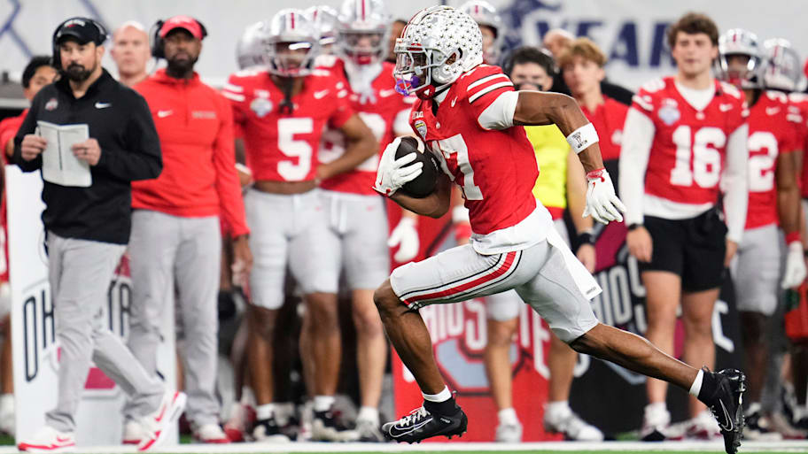 Ohio State wide receiver Carnell Tate