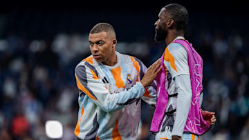 Kylian Mbappé et Antonio Rüdiger - Real Madrid