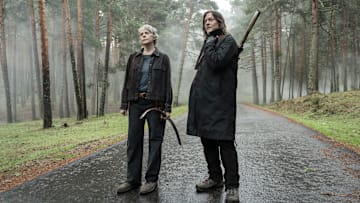 Melissa McBride as Carol Peletier, Norman Reedus as Daryl Dixon - The Walking Dead: Daryl Dixon _ Season 3 - Photo Credit: Carla Oset/AMC