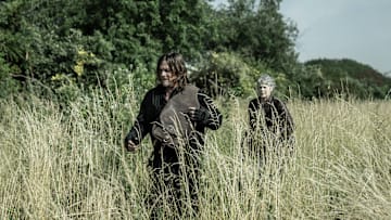 Norman Reedus as Daryl Dixon, Melissa McBride as Carol Peletier - The Walking Dead: Daryl Dixon _ Season 2, Episode 5 - Photo Credit: Emmanuel Guimier/AMC